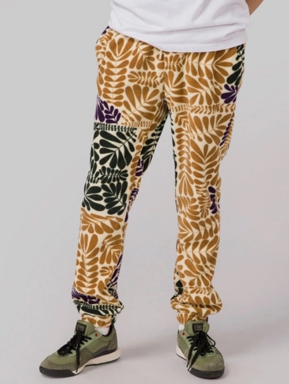 Parks Projects Big Sur Fern Polat Fleece Pant NWT SzM